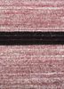 saga grey and black wool and viscose hand loom Rug - CloseUp