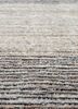 saga grey and black wool and viscose hand loom Rug - CloseUp saga grey and black wool and viscose hand loom Rug - CloseUp