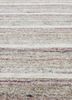 saga grey and black wool and viscose hand loom Rug - CloseUp saga grey and black wool and viscose hand loom Rug - CloseUp