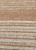 saga red and orange wool and viscose hand loom Rug - CloseUp