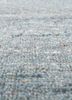 saga blue wool and viscose hand loom Rug - CloseUp saga blue wool and viscose hand loom Rug - CloseUp