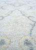 erbe grey and black wool hand knotted Rug - CloseUp
