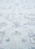 erbe grey and black wool hand knotted Rug - CloseUp