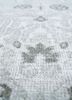 erbe grey and black wool hand knotted Rug - CloseUp