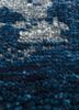 savana blue wool hand knotted Rug - CloseUp savana blue wool hand knotted Rug - CloseUp