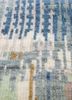 blythe blue wool hand knotted Rug - CloseUp