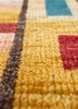 erbe red and orange wool hand knotted Rug - CloseUp erbe red and orange wool hand knotted Rug - CloseUp