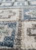 erbe blue wool hand knotted Rug - CloseUp erbe blue wool hand knotted Rug - CloseUp