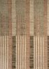 thyme beige and brown wool hand knotted Rug - CloseUp