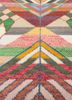 manchaha red and orange wool hand knotted Rug - CloseUp
