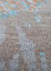 manchaha blue wool and bamboo silk hand knotted Rug - CloseUp manchaha blue wool and bamboo silk hand knotted Rug - CloseUp
