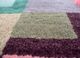 linear multi wool and viscose hand tufted Rug - CloseUp