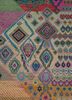 manchaha gold wool and bamboo silk hand knotted Rug - CloseUp