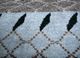 manchaha grey and black wool and bamboo silk hand knotted Rug - CloseUp manchaha grey and black wool and bamboo silk hand knotted Rug - CloseUp