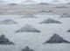 manchaha grey and black wool and bamboo silk hand knotted Rug - CloseUp