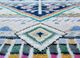 manchaha blue wool and bamboo silk hand knotted Rug - CloseUp