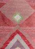 freedom manchaha pink and purple wool and bamboo silk hand knotted Rug - CloseUp