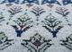 manchaha blue wool and bamboo silk hand knotted Rug - CloseUp manchaha blue wool and bamboo silk hand knotted Rug - CloseUp