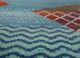 manchaha blue wool and bamboo silk hand knotted Rug - CloseUp manchaha blue wool and bamboo silk hand knotted Rug - CloseUp