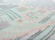 manchaha ivory wool and bamboo silk hand knotted Rug - CloseUp