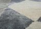 manchaha grey and black wool and bamboo silk hand knotted Rug - CloseUp