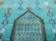 manchaha blue wool and bamboo silk hand knotted Rug - CloseUp manchaha blue wool and bamboo silk hand knotted Rug - CloseUp