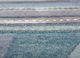 manchaha blue wool and bamboo silk hand knotted Rug - CloseUp