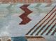 manchaha blue wool and bamboo silk hand knotted Rug - CloseUp