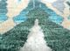 manchaha blue wool and bamboo silk hand knotted Rug - CloseUp manchaha blue wool and bamboo silk hand knotted Rug - CloseUp