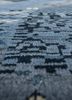 manchaha blue wool and bamboo silk hand knotted Rug - CloseUp manchaha blue wool and bamboo silk hand knotted Rug - CloseUp