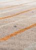 manchaha grey and black wool and bamboo silk hand knotted Rug - CloseUp