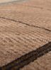 manchaha beige and brown wool and bamboo silk hand knotted Rug - CloseUp manchaha beige and brown wool and bamboo silk hand knotted Rug - CloseUp