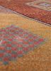 manchaha red and orange wool and bamboo silk hand knotted Rug - CloseUp manchaha red and orange wool and bamboo silk hand knotted Rug - CloseUp