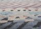 manchaha blue wool and bamboo silk hand knotted Rug - CloseUp