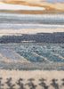 manchaha blue wool and bamboo silk hand knotted Rug - CloseUp manchaha blue wool and bamboo silk hand knotted Rug - CloseUp