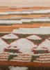 manchaha red and orange wool and bamboo silk hand knotted Rug - CloseUp manchaha red and orange wool and bamboo silk hand knotted Rug - CloseUp