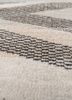 manchaha grey and black wool and bamboo silk hand knotted Rug - CloseUp