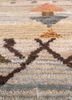 manchaha grey and black wool and bamboo silk hand knotted Rug - CloseUp manchaha grey and black wool and bamboo silk hand knotted Rug - CloseUp