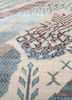 manchaha ivory wool and bamboo silk hand knotted Rug - CloseUp