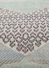 manchaha blue wool and bamboo silk hand knotted Rug - CloseUp