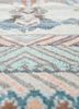 manchaha blue wool and bamboo silk hand knotted Rug - CloseUp