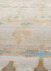 manchaha ivory wool and bamboo silk hand knotted Rug - CloseUp manchaha ivory wool and bamboo silk hand knotted Rug - CloseUp