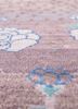 manchaha blue wool and bamboo silk hand knotted Rug - CloseUp