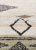manchaha ivory wool and bamboo silk hand knotted Rug - CloseUp