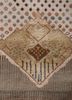 manchaha ivory wool and bamboo silk hand knotted Rug - CloseUp