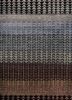 manchaha grey and black wool and bamboo silk hand knotted Rug - CloseUp