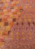 manchaha red and orange wool and bamboo silk hand knotted Rug - CloseUp manchaha red and orange wool and bamboo silk hand knotted Rug - CloseUp