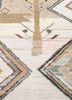 manchaha beige and brown wool and bamboo silk hand knotted Rug - CloseUp