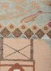 manchaha blue wool and bamboo silk hand knotted Rug - CloseUp manchaha blue wool and bamboo silk hand knotted Rug - CloseUp