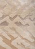 manchaha ivory wool and bamboo silk hand knotted Rug - CloseUp manchaha ivory wool and bamboo silk hand knotted Rug - CloseUp